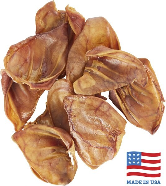 Bones and Chews Made in USA Pig Ear Chews Dog Treats