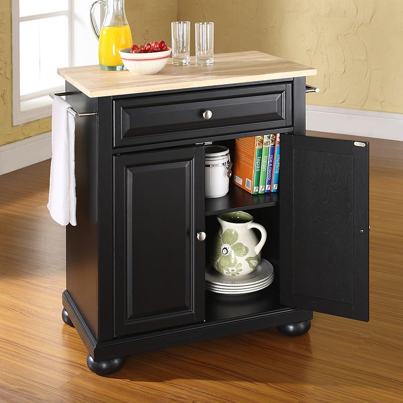 Crosley Furniture Alexandria Wood Top Kitchen Island