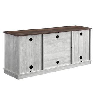 FESTIVO 68 in. White TV Stand for TVs Up to 70 in. FTS20721