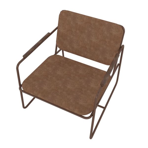 Whythe Low Accent Chair 2.0 in Corten