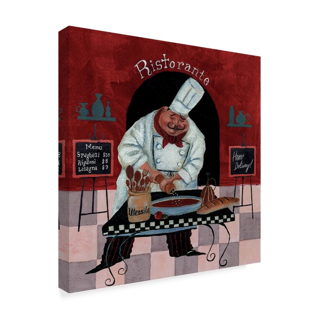 Trademark Fine Art gregg Degroat x27 chef Kitchen Menus x27 Canvas Art