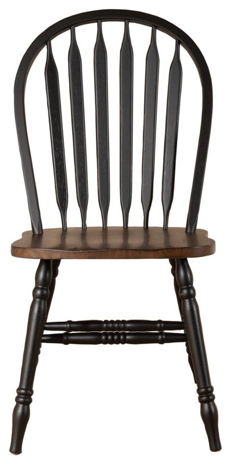 Windsor Side Chair  Black   Contemporary   Dining Chairs   by BisonOffice  Houzz