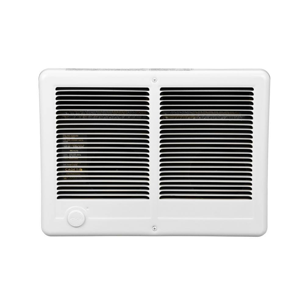 Cadet 240208-volt 30002250-watt Com-Pak Twin In-wall Fan-forced Electric Heater in White CSTC302W