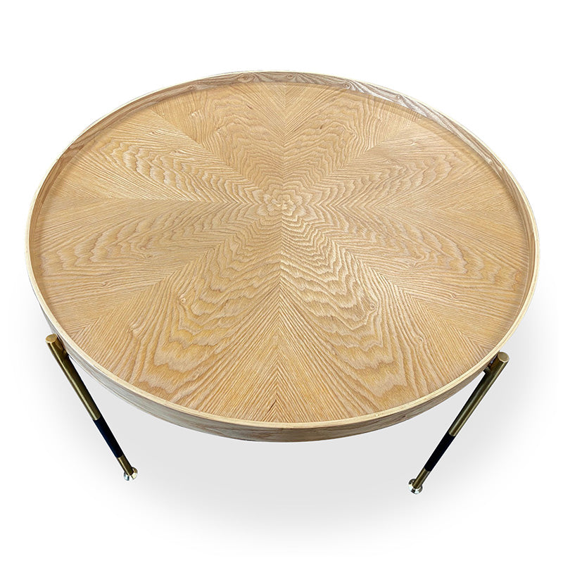 DELTA Round Coffee Table 65cm - Ash