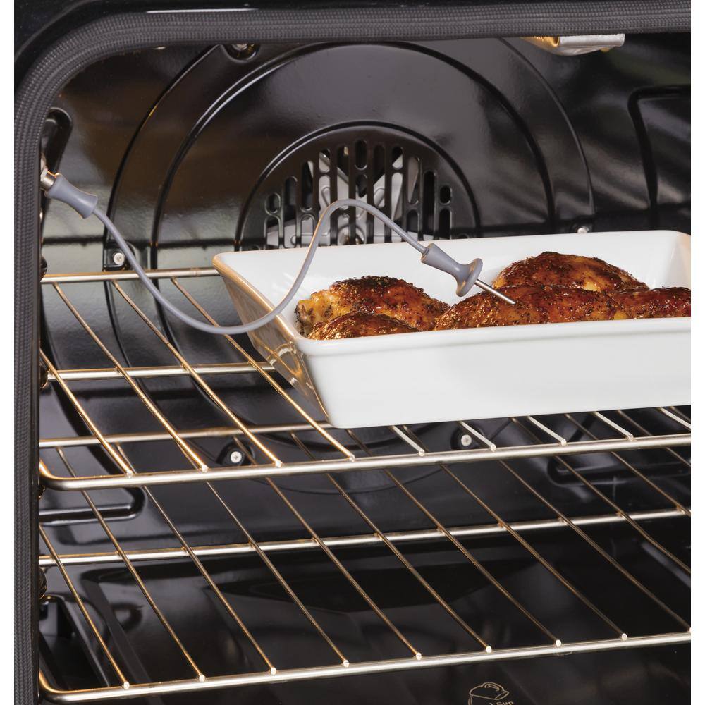 Haier 5.7 cu. ft. Smart Slide in Electric Range with Self Cleaning Convection Oven in Stainless Steel QSS740RNSS