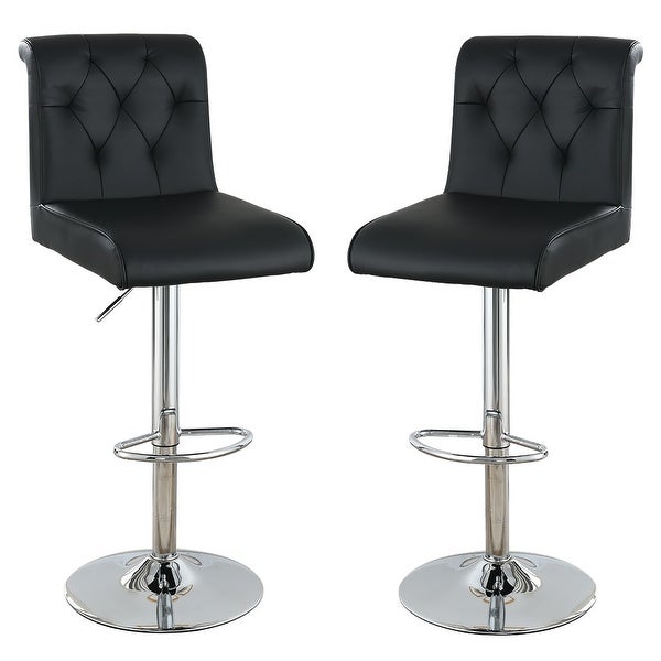 Poundex Adjustable Height and Swivel Barstool - 38