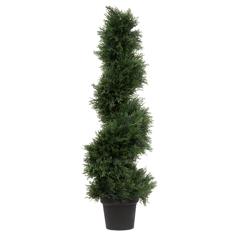 Artificial Plant : Stunning Cedar Spiral In Pot