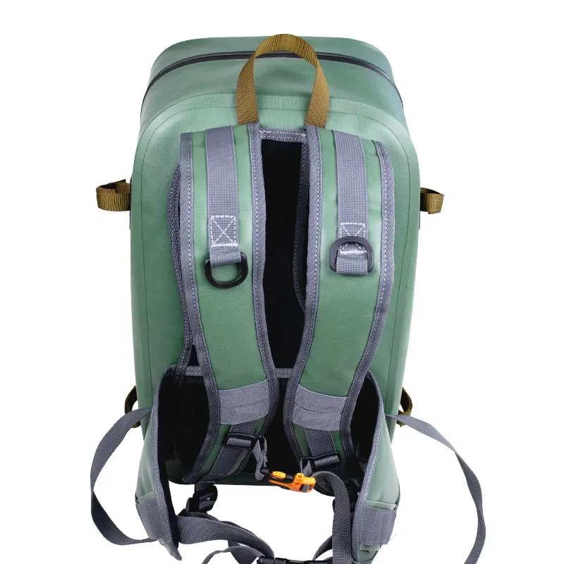 Wholesale TPU Waterproof Bag Outdoor Sport Welding Fishing Backpack With Rod Holder