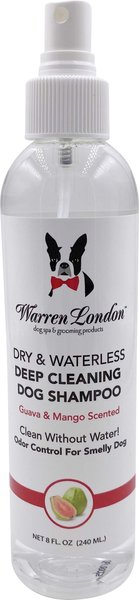 Warren London Dry and Waterless Guava and Mango Dog Shampoo， 8-oz bottle