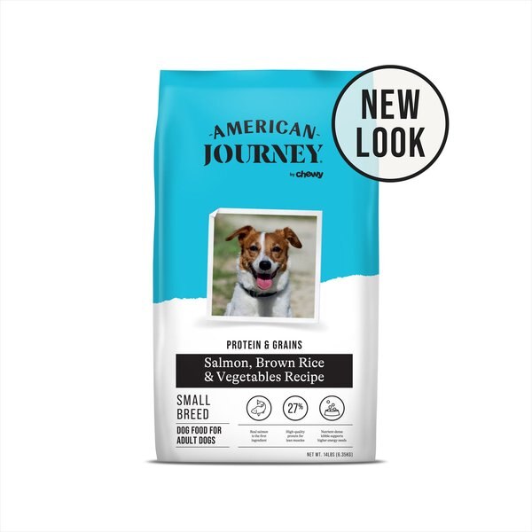 American Journey Active Life Formula Small Breed Salmon， Brown Rice and Vegetables Recipe Adult Dry Dog Food