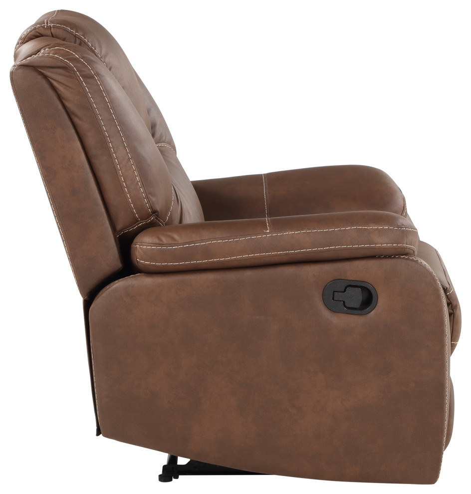 Katrine Manual Recliner   Contemporary   Recliner Chairs   by Homesquare  Houzz