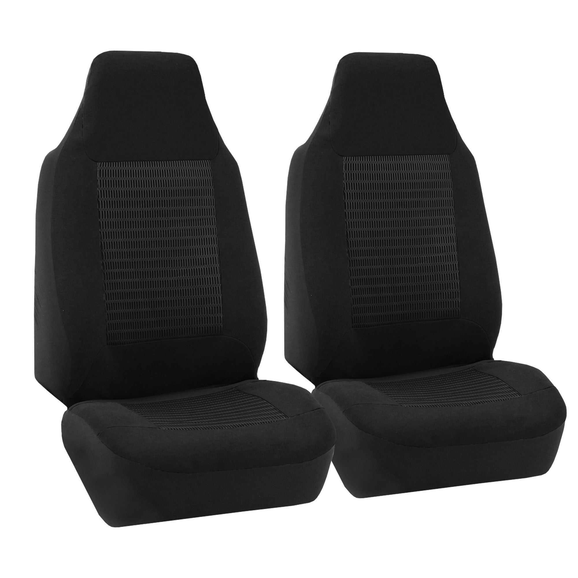 FH Group Premium Fabric Universal Seat Covers Fit For Car Truck SUV Van - Front Seats