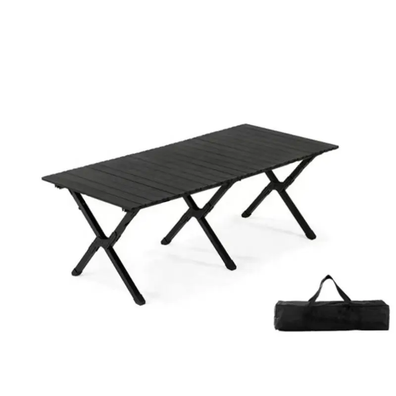 Outdoor Lightweight Portable Aluminum oy Portable Folding Table Barbecue Camping Egg Roll Storage Table