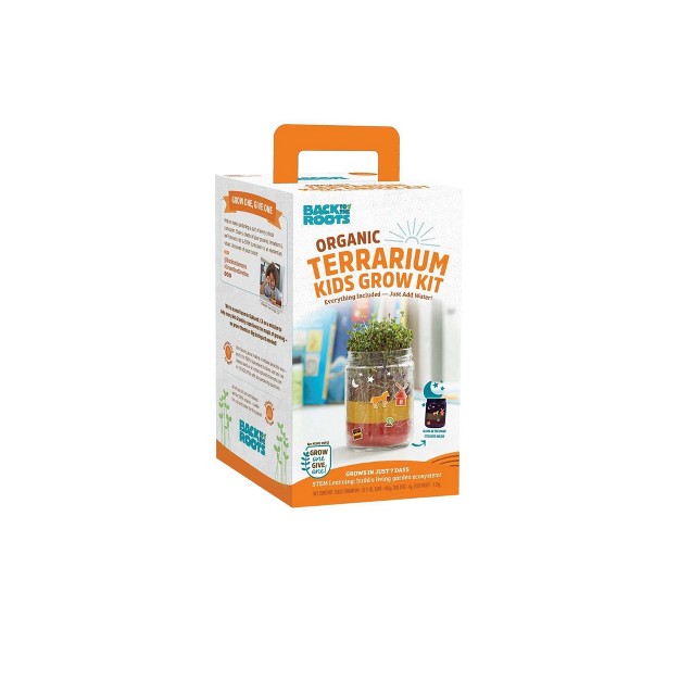 Back To The Roots Organic Terrarium Kids Grow Kit