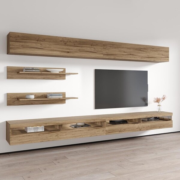 Fly I1 35TV Wall Mounted Floating Modern Entertainment Center