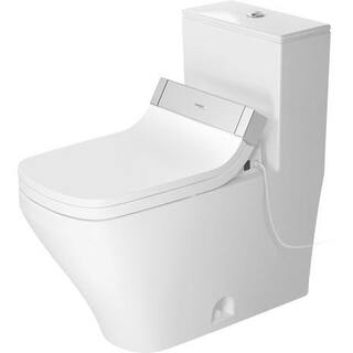 Duravit DuraStyle 1-piece 0.92 GPF Dual Flush Elongated Toilet in. White (Seat Not Included ) 2157010005