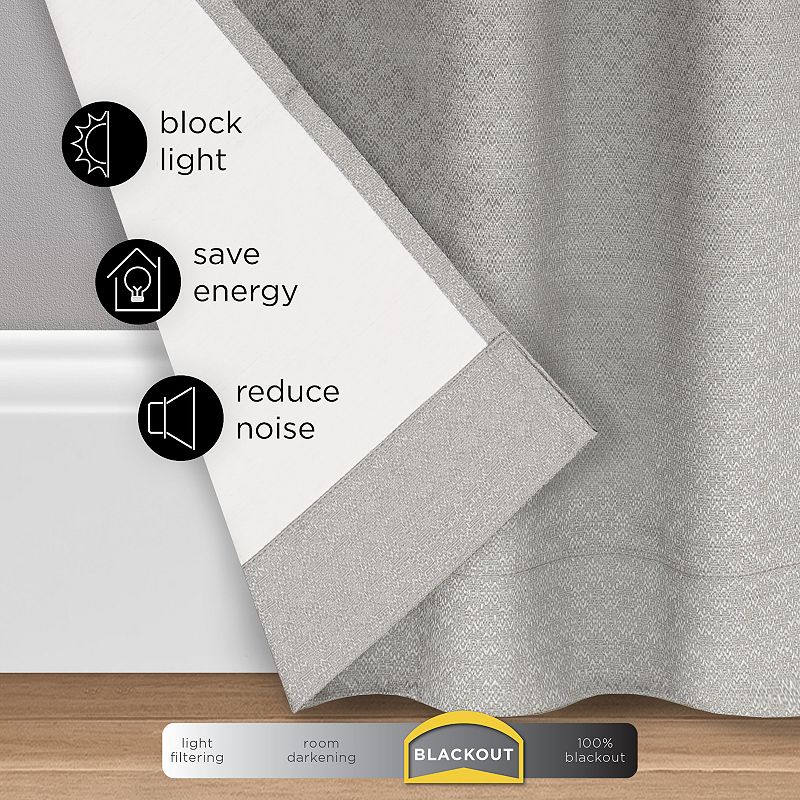 eclipse Canova Light-Filtering 1-Panel Window Curtain