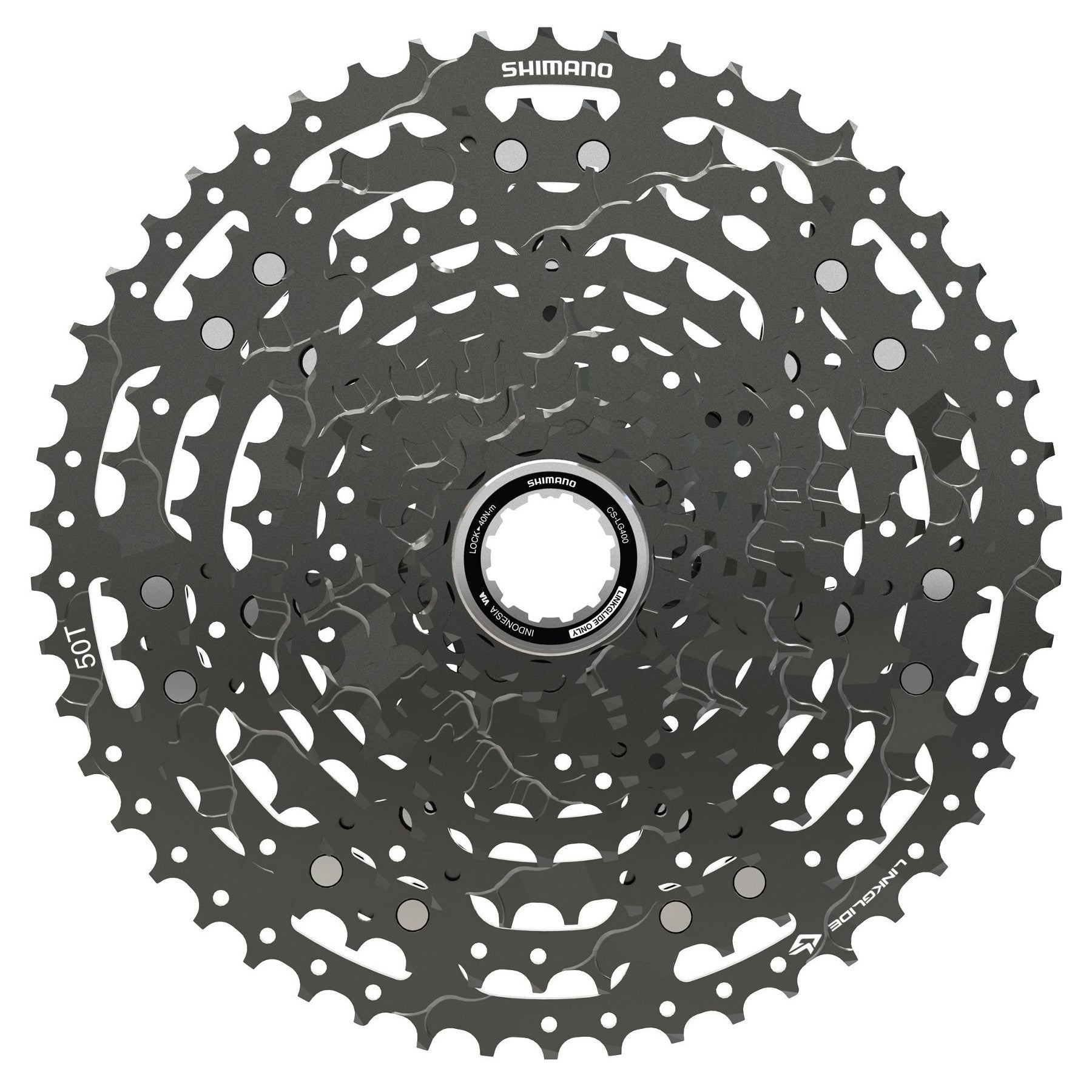 Shimano Linkglide LG400 11 Spd MTB Cassette - Black
