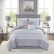 Madison Park Bree 6-Piece Comforter Set With Throw Pillows