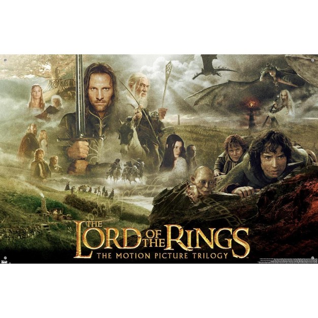 Trends International The Lord Of The Rings The Motion Picture Trilogy Unframed Wall Poster Prints