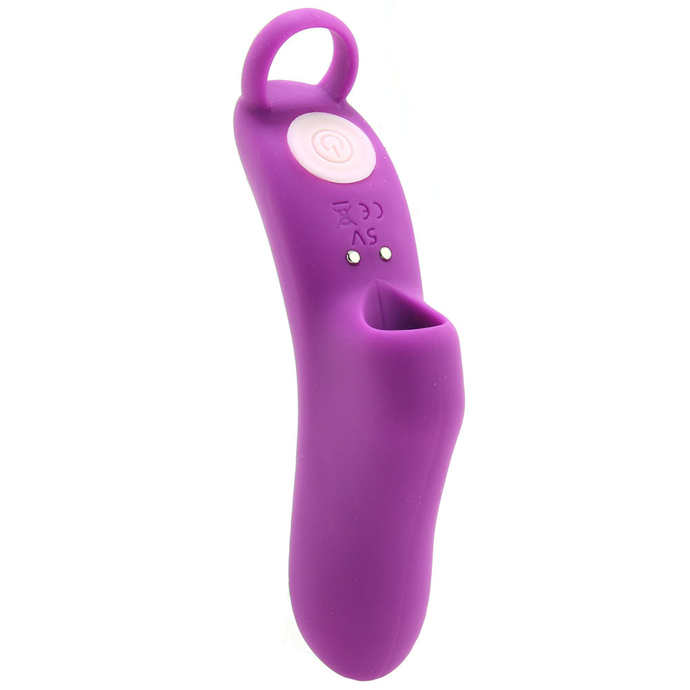 Fuzu Silicone Fingertip Massager Vibe in Purple