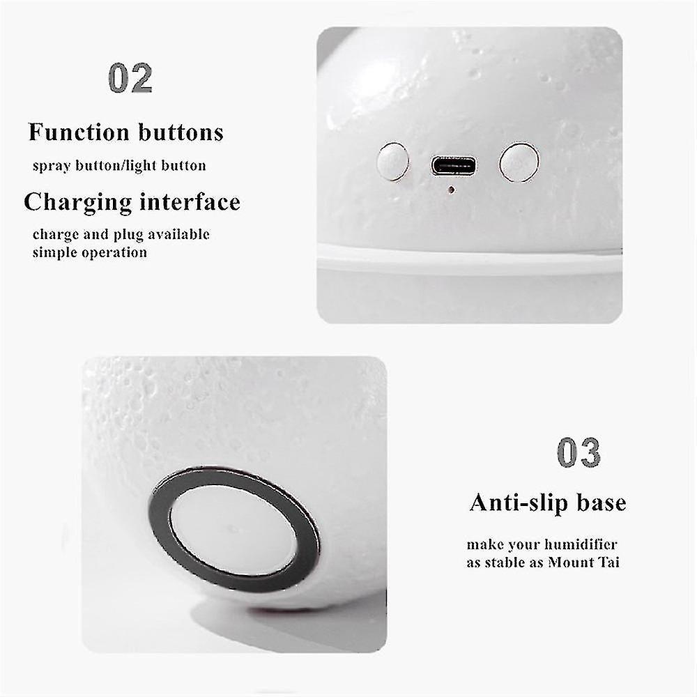 For Mini Usb Humidifier Air Purifier Humidifier Saturn Humidifier With Wooden Base |humidifiers Ws93