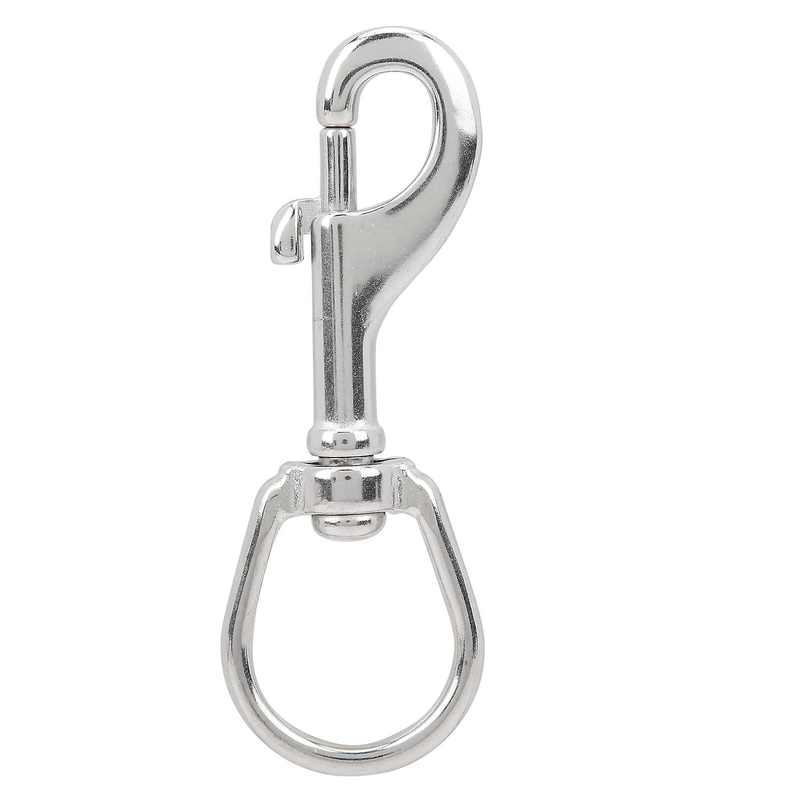 Rotating Snap Hook 316 Stainless Steel Single Head Outdoor Activities Diving Buckle90mm