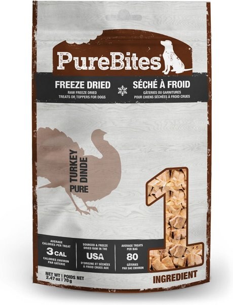 PureBites Turkey Breast Freeze-Dried Raw Dog Treats