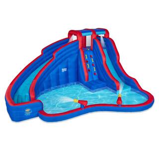 SUNNY  FUN Inflatable Water Slide and Blow up Pool Kids Water Park for Backyard SFWTR004