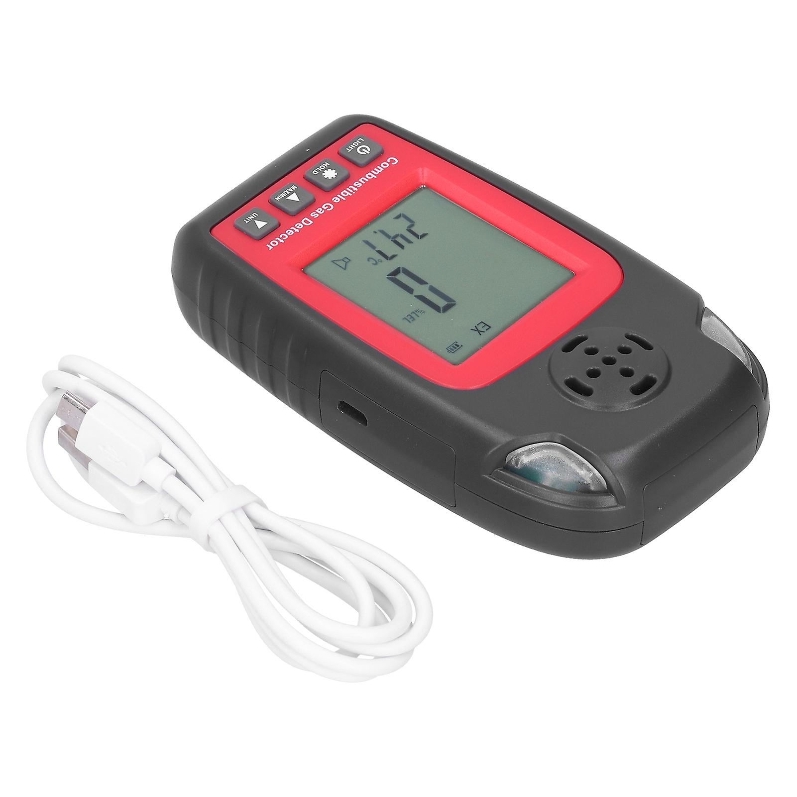 Wt8823 Portable Combustible Gas Detector Natural Gas Methane Leakage Alarm Testing Instrument