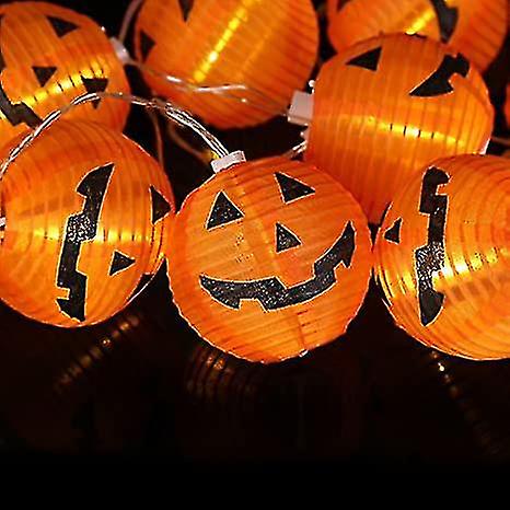 Jack-o-lantern 3 Pieces Of Thanksgiving Decoration Maple Autumn String Lights