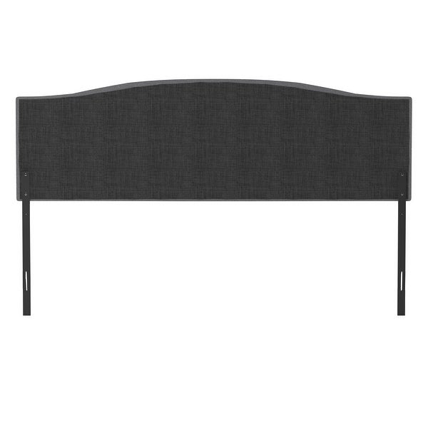 Living Essentials by Hillsdale Provence Upholstered Arch Adjustable Tufted Headboard - - 33142601