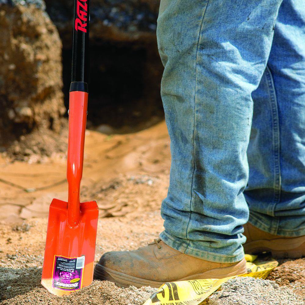 Razor-Back 43 in. Fiberglass Handle Trenching Shovel 47034