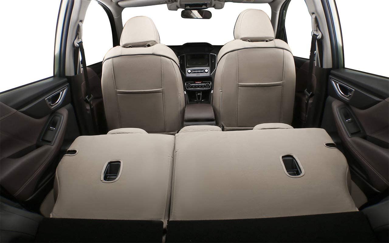 EKR Custom Fit CX-5 Car Seat Covers for Mazda CX-5 Sport 2013 2014 2015 2016 -Full Set Leatherette(Beige)