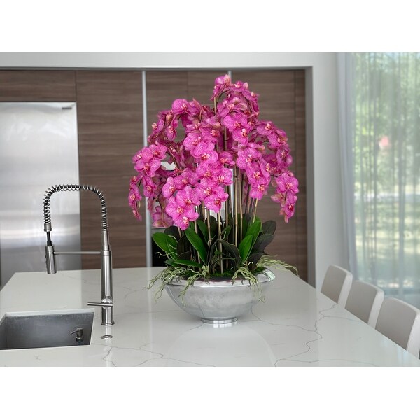 Avenue bowl with Phalaenopsis orchids