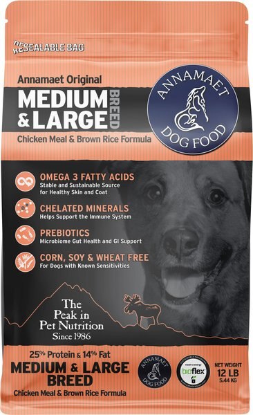 Annamaet 25% Medium and Large Breed Dry Dog Food