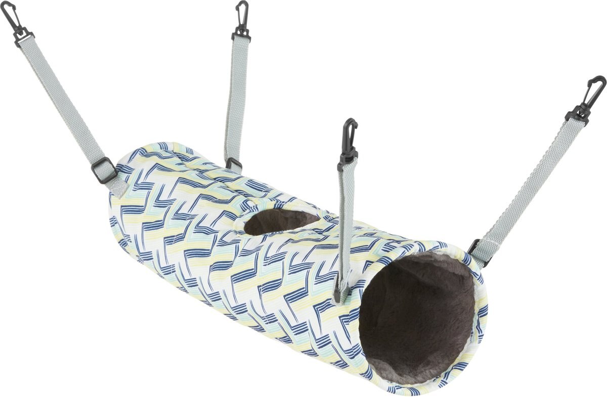 Frisco Geometric Small Pet Plush Hanging Tunnel