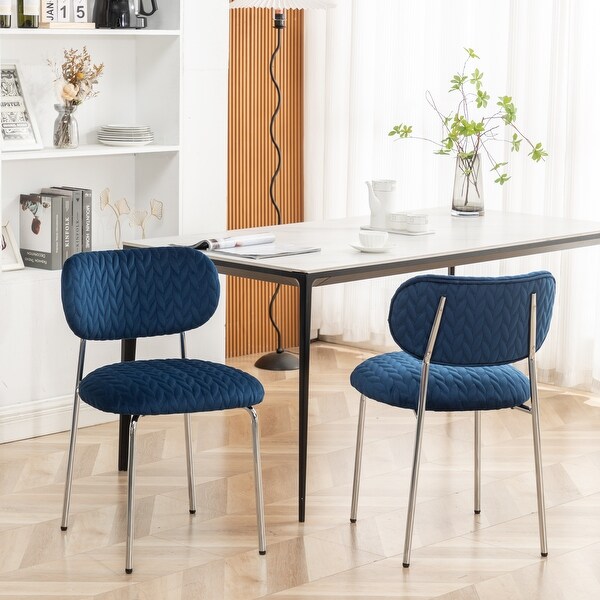 Velvet dining 2 Chair Set