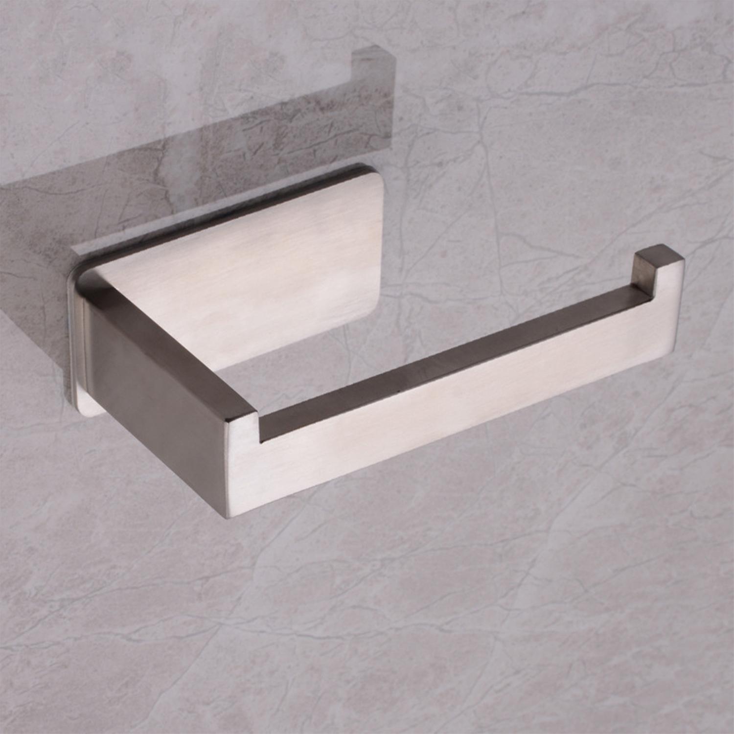 Paper Towel Holder Tissue Dispenser Bath Wall Mount Stainless Steel Brushed Finish Towel Rack Holder For Bathroom Kitchen Silver