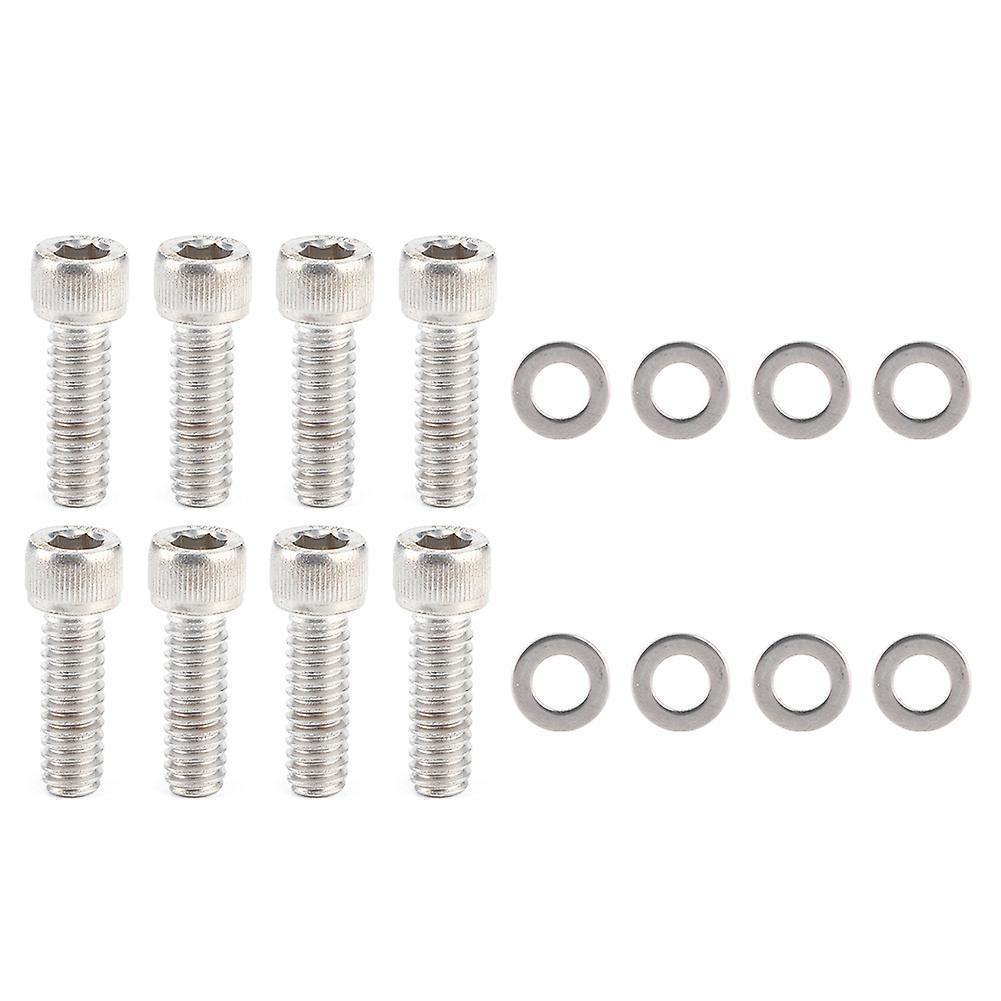 8pcs Sbc Valve Cover Bolts 104003 With Gasket Fit For Chevrolet 265 283 302 305 327 350 400 Sb