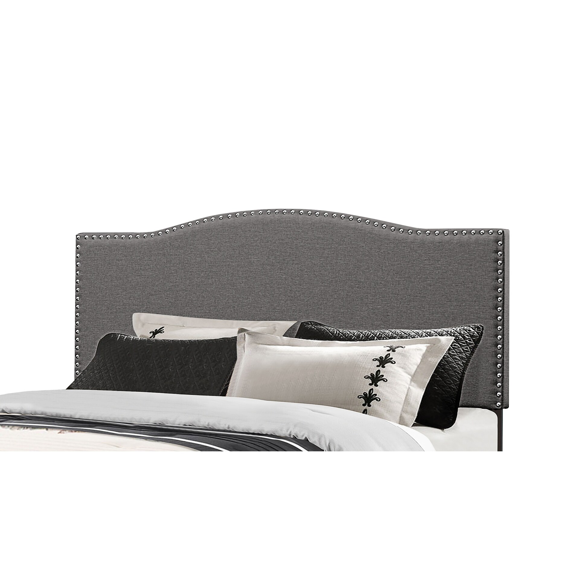 Hillsdale Kiley Headboard - King - Stone Fabric - Metal Headboard Frame Not Included - - 20004601