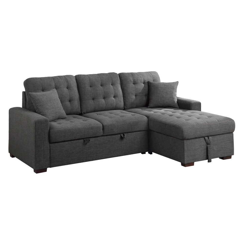 Miles 2 Piece Sectional Sofa Sleeper with Right Chaise