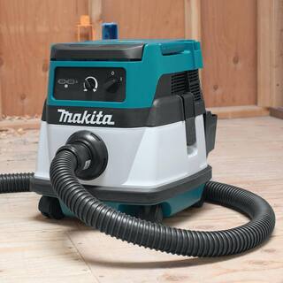 Makita 18V 5.0 Ah X2 LXT Lithium-Ion (36V) CordlessCorded 2.1 Gal. HEPA Filter Dry Dust ExtractorVacuum Kit XCV04PT