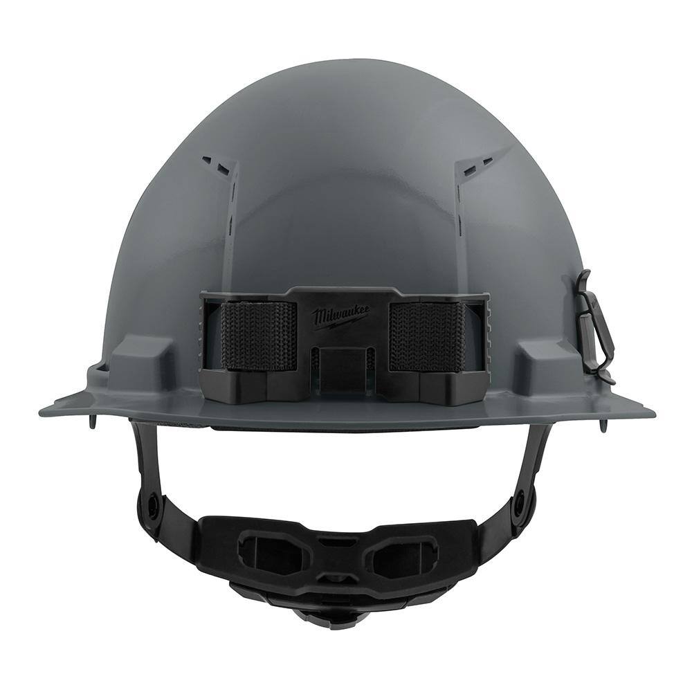 MW BOLT Gray Type 1 Class C Front Brim Vented Hard Hat with 6-Point Ratcheting Suspension (10-Pack) 48-73-1234X10