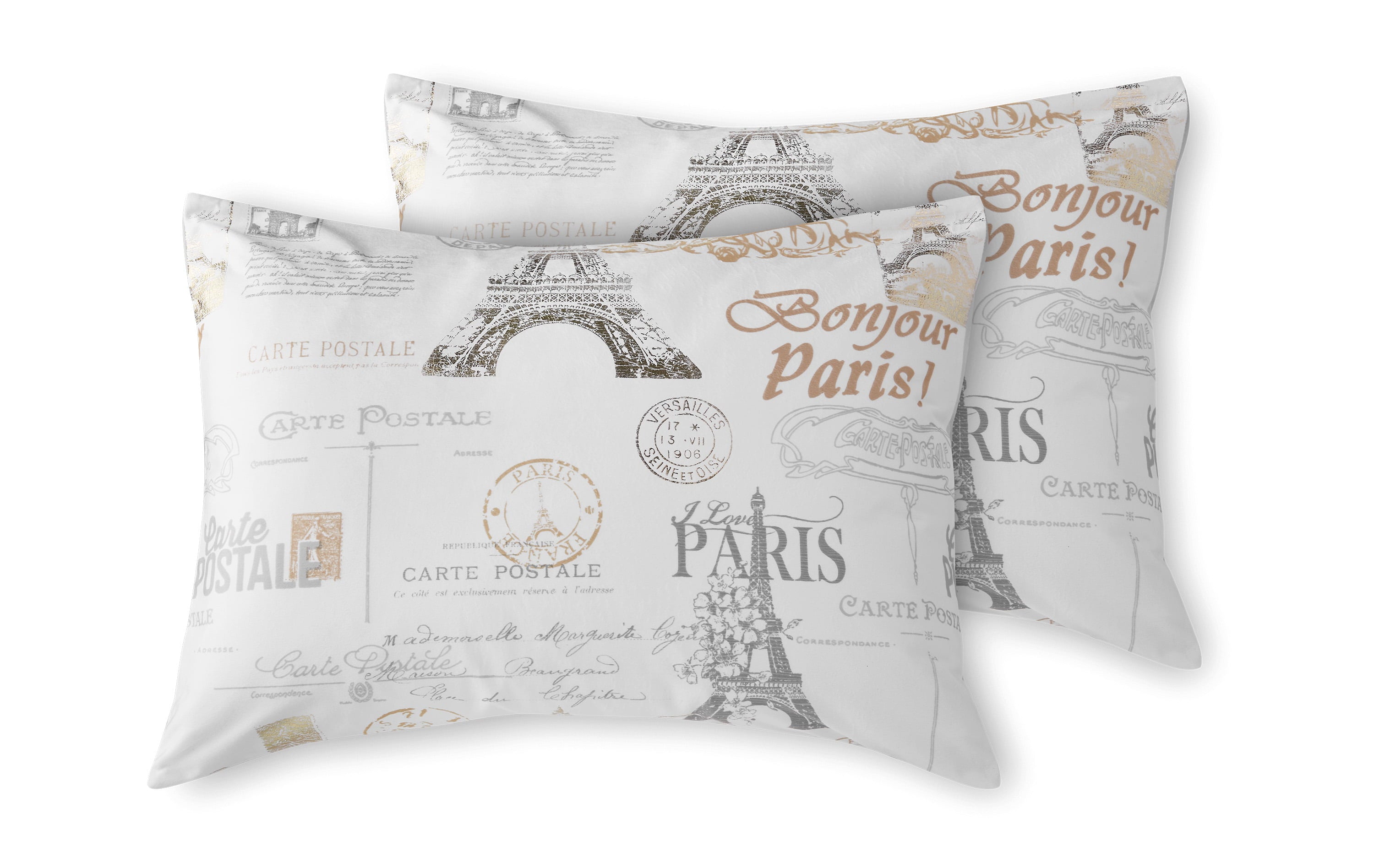 Mainstays 7-Piece Glam Paris Comforter Set， Gold， Full/Queen， Pick up In Store