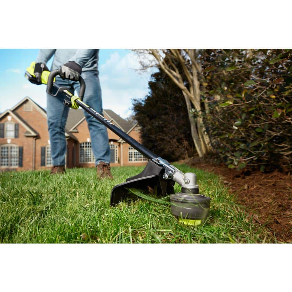 RYOBI 40V Expand-It Cordless Battery Attachment Capable String Trimmer with 4.0 Ah Battery and Charger RY40250