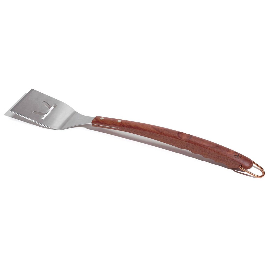 Outset Rosewood 21-Inch Stainless Steel BBQ Spatula