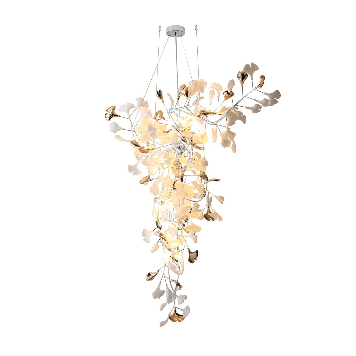 Ginkgo Tip Tlying Chandelier