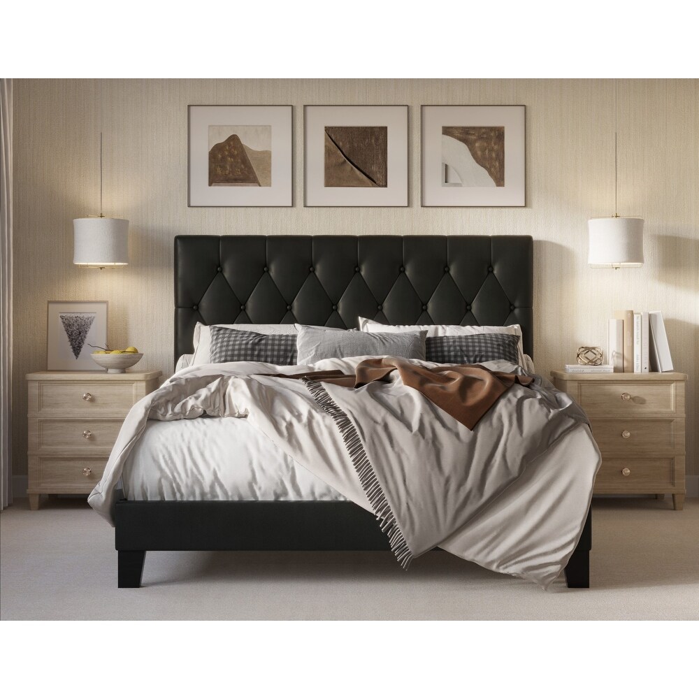 Daisy Upholstered Platform Bed