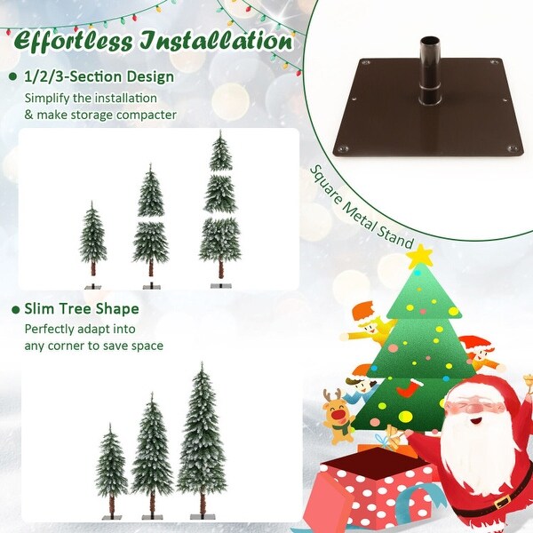 PreLit Christmas Tree Set of 3